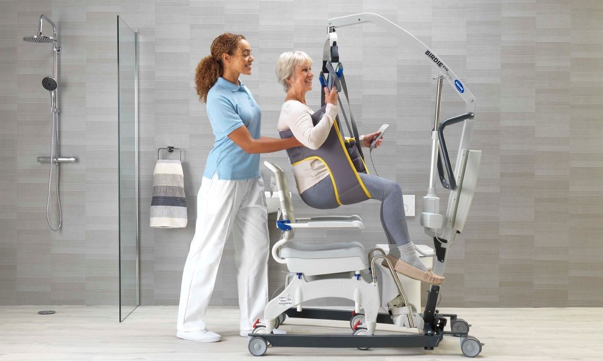 Invacare Patientengurt in Anwendung